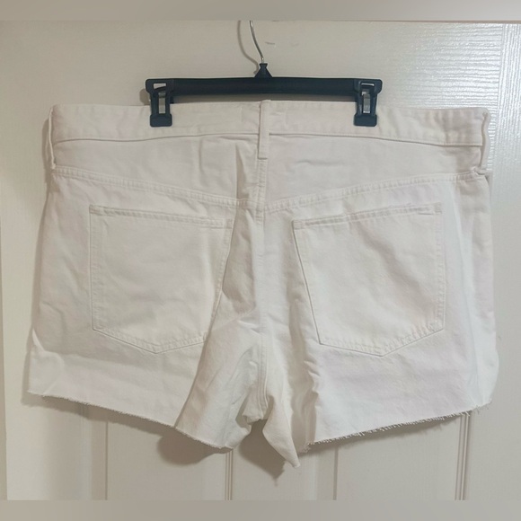 NWT MADEWELL Plus Relaxed Tile White Relaxed Denim Shorts.‎ Size 18W. - Picture 8 of 9